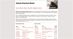 Desktop Screenshot of jamespearsonmusic.co.uk