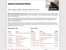 Tablet Screenshot of jamespearsonmusic.co.uk
